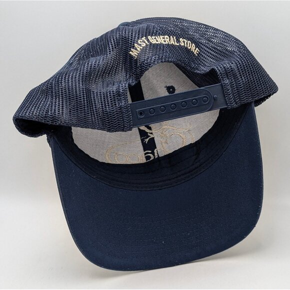 Chaco Navy Blue Mesh Snapback Hat Cap Adjustable Adult Hiking Nature Breathable - Picture 4 of 5